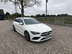 White Used 2020 Mercedes CLA200 AMG line Estate | £14,913 (Super price)
