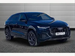 Mythos black Used 2023 Audi Q8 Black Edition SUV | £52,195 (A bit pricey)