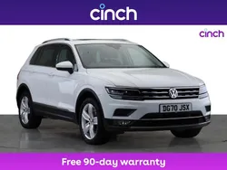 White Used 2020 VW Tiguan SEL SUV | £20,999 (Fair price)