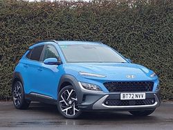 Blue Used 2022 Hyundai Kona Premium SUV | £18,798 (A bit pricey)
