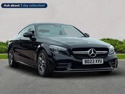 Black Used 2023 Mercedes C43 AMG Premium Coupe | £38,599 (Good price)