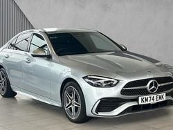Silver Used 2024 Mercedes C300e AMG Line Premium Sedan | £35,480 (Good price)