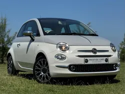 White/grey Used 2018 Fiat 500 Collezione Hatchback | £7,991 (Fair price)
