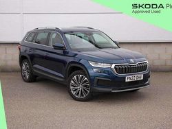 Petrol blue metallic Used 2022 Skoda Kodiaq SE L Executive SUV | £25,895 (Fair price)