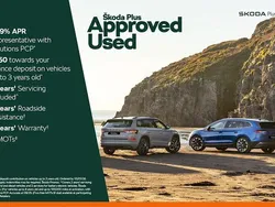 Moon white metallic Used 2024 Skoda Enyaq iV SUV | £24,800