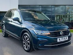 Blue Used 2021 VW Tiguan Active SUV | £18,463 (Fair price)