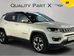 White/black Used 2020 Jeep Compass Limited SUV | £11,600 (Fair price)