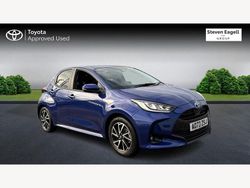 Blue Used 2023 Toyota Yaris Hybrid Design Hatchback | £19,676 (Fair price)