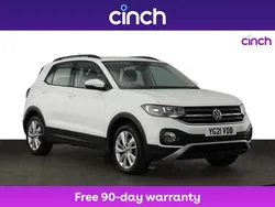 White Used 2021 VW T-Cross SE SUV | £15,369 (Fair price)