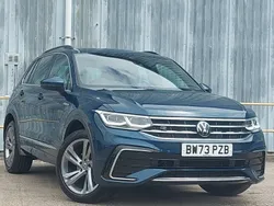 Blue Used 2024 VW Tiguan R-line Edition SUV | £29,998 (Fair price)