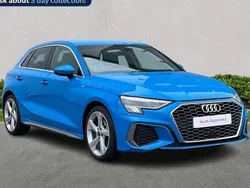Blue Used 2022 Audi A3 S-Line Hatchback | £20,313 (Fair price)