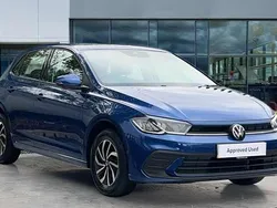 Reef blue metallic Used 2022 VW Polo Life Hatchback | £16,027 (Fair price)