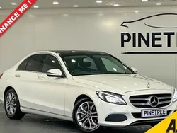 White Used 2018 Mercedes C250 Premium Sedan | £14,299 (Super price)