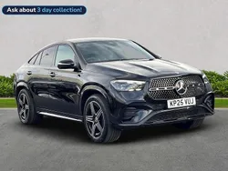 Black Used 2025 Mercedes GLE450 AMG Urban Coupe | £65,499 (Good price)