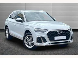 White Used 2022 Audi Q5 S-Line SUV | £32,695 (Fair price)