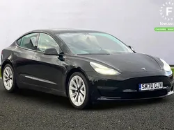 Black Used 2020 Tesla Model 3 Long Range AWD Sedan | £18,799 (Fair price)