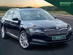 Black Used 2022 Skoda Superb SE L Estate | £26,581 (Expensive)