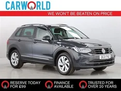 Grey Used 2021 VW Tiguan S SUV | £20,388 (A bit pricey)