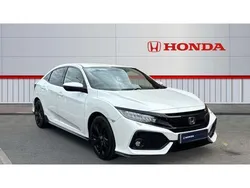White Used 2019 Honda Civic Sport Plus Hatchback | £16,760 (Fair price)