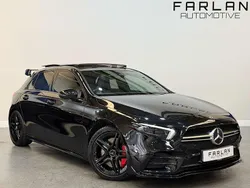 Black Used 2019 Mercedes A35 AMG Premium Plus Hatchback | £22,750 (Fair price)