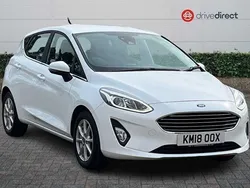 White Used 2018 Ford Fiesta Zetec Hatchback | £7,263 (Fair price)