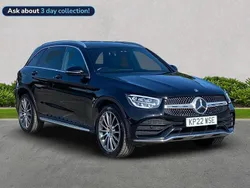 Black Used 2022 Mercedes GLC300 AMG Line Premium Estate | £28,999 (Fair price)