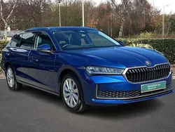 Cobalt blue metallic Used 2024 Skoda Superb SE Technology Estate | £29,500 (Expensive)