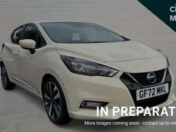 White Used 2022 Nissan Micra Tekna Hatchback | £15,009 (Fair price)
