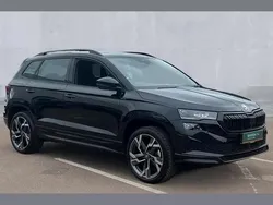 Black magic pearl effect Used 2025 Skoda Karoq SportLine SUV | £30,995 (Fair price)
