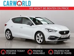 White Used 2021 Seat Leon FR Hatchback | £15,960 (Expensive)