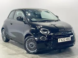 Black Used 2022 Fiat 500e Icon Hatchback | £11,899 (Good price)