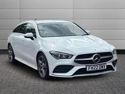 White Used 2022 Mercedes CLA180 AMG line Sedan | £21,095 (Super price)