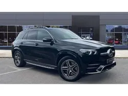 Black Used 2021 Mercedes GLE350e AMG line SUV | £40,767 (Good price)