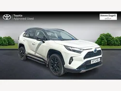 White/black Used 2022 Toyota RAV4 Hybrid SUV | £34,411 (Expensive)