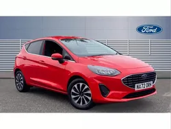 Red Used 2021 Ford Fiesta Titanium Hatchback | £13,486 (Fair price)