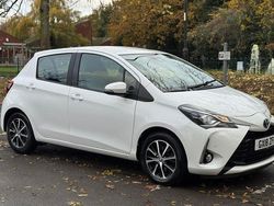 White Used 2018 Toyota Yaris Hybrid Hatchback | £11,995 (Fair price)