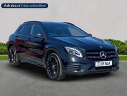 Black Used 2018 Mercedes GLA250 AMG Line Premium Plus SUV | £20,399 (A bit pricey)