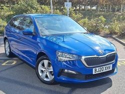 Energy blue Used 2020 Skoda Scala SE Hatchback | £10,995 (Fair price)