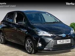 Black Used 2020 Toyota Yaris Hybrid Hatchback | £13,366 (Good price)