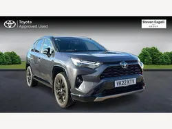 Grey/black Used 2022 Toyota RAV4 Hybrid SUV | £29,999 (Fair price)