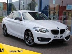 White Used 2017 BMW 218 Sport Line Coupe | £10,495 (Fair price)