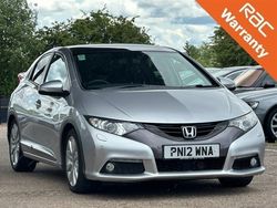 Silver Used 2012 Honda Civic EX Hatchback | £3,500 (Fair price)