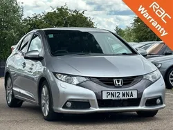Silver Used 2012 Honda Civic EX Hatchback | £3,500 (Fair price)
