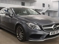 Grey Used 2016 Mercedes CLS350 AMG Line Premium Plus Estate | £15,650 (Good price)