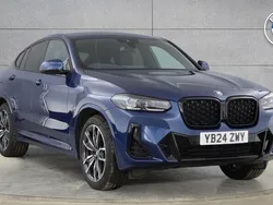 Blue Used 2024 BMW X4 M Sport SUV | £45,499 (Super price)