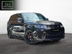 Black Used 2021 Land Rover Range Rover Sport SVR SUV | £52,990 (Fair price)
