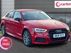 Red Used 2018 Audi A3 Black Edition Sedan | £14,925 (Good price)