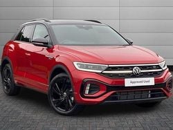 Pure white with black roof New 2025 VW T-Roc Black Edition SUV | £33,650 (Good price)