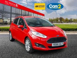 Red Used 2016 Ford Fiesta Titanium Hatchback | £6,649 (Fair price)