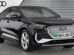Black Used 2024 Audi Q4 e-tron S-Line SUV | £33,066